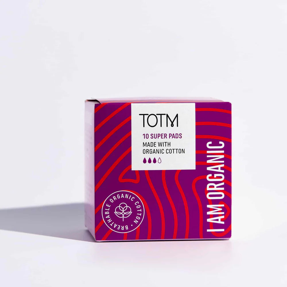 TOTM | Organic Cotton Super Pads - 10 Pack