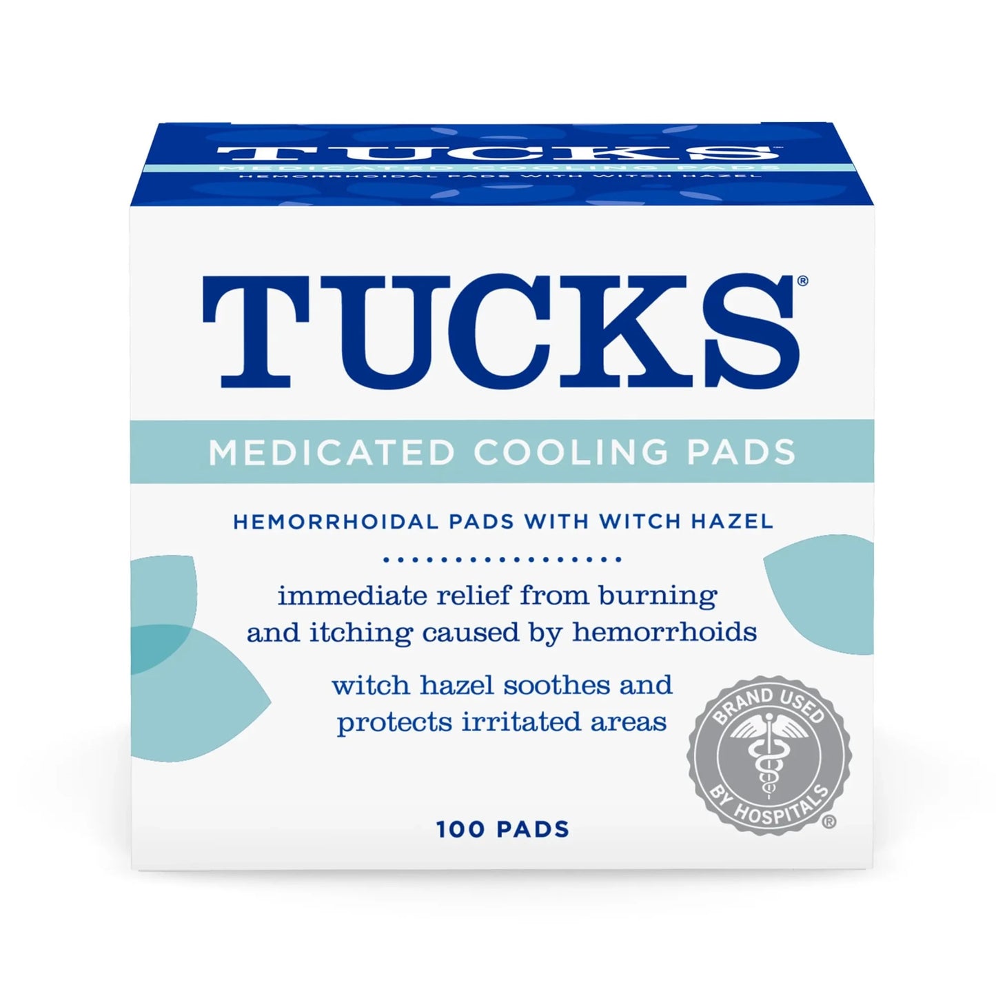 TUCKS Medicated Cooling Pads 100 Count