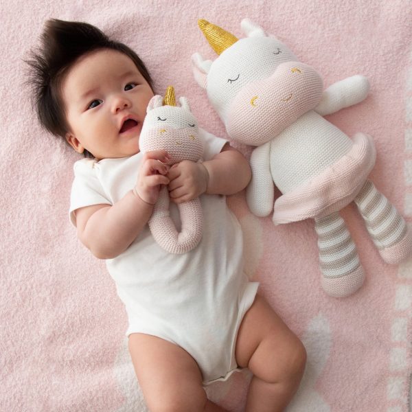 LIVING TEXTILES BABY RATTLE