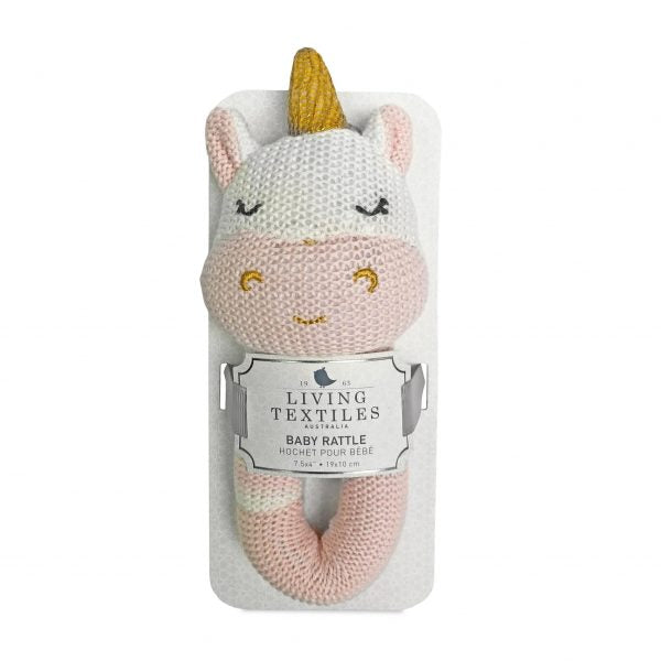 LIVING TEXTILES BABY RATTLE