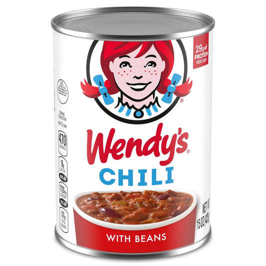 Wendy's Chili With Beans, Canned Chili, 15 oz