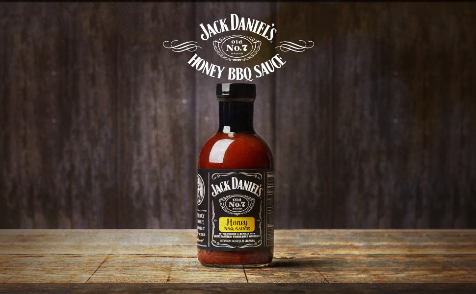 Jack Daniel's Old No. 7 Honey BBQ Sauce – Authentic Small Batch Jack Daniel’s BBQ Sauce – Preservative Free