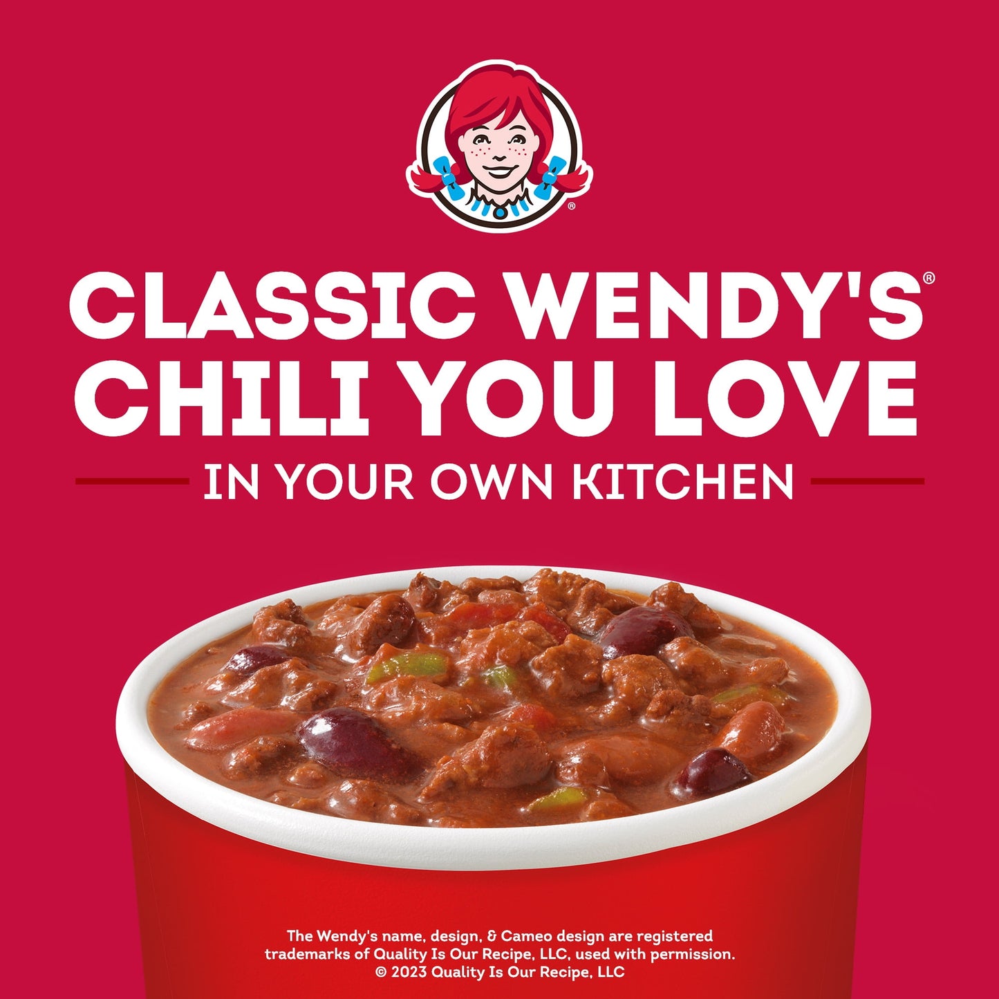 Wendy's Chili With Beans, Canned Chili, 15 oz