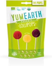 YumEarth Organic Vitamin C lollipops, Eco pops for toddlers, 14 pack