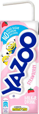 Yazoo Strawberry No Added Sugar Milk Drink 200ml