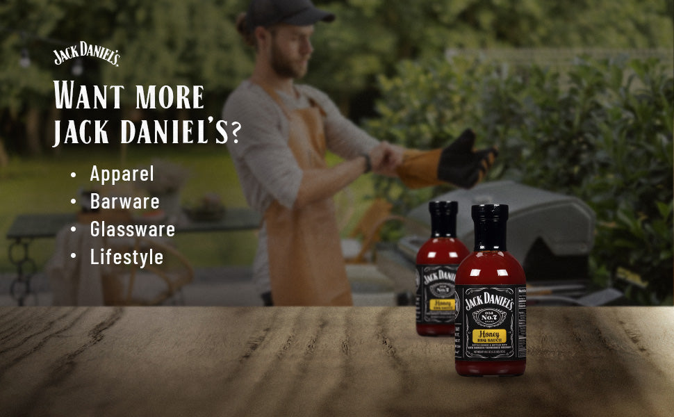 Jack Daniel's Old No. 7 Honey BBQ Sauce – Authentic Small Batch Jack Daniel’s BBQ Sauce – Preservative Free