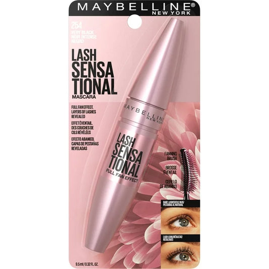 Maybelline Lash Sensational Washable Mascara, Very Black