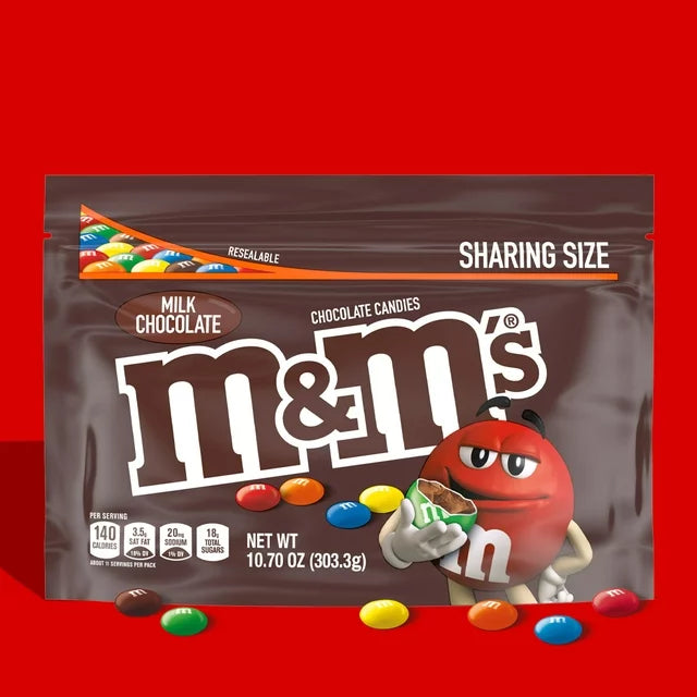 M&M's Milk Chocolate Candy Sharing Size - 10 oz Bag