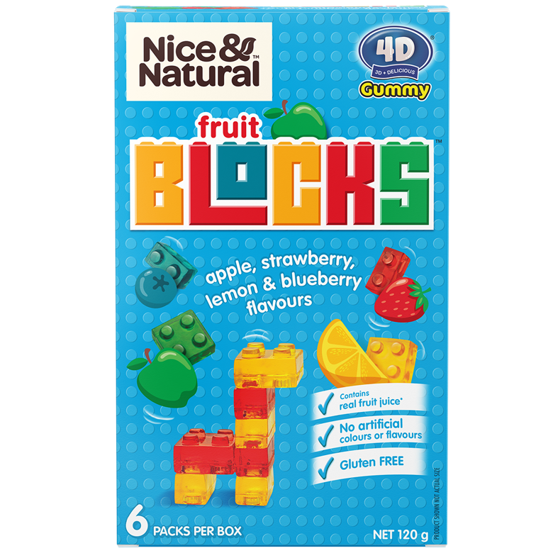 Nice & Natural Fruit Blocks single