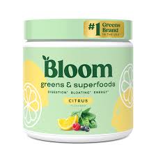 BLOOM GREEN & SUPERFOODS STRAWBERRY KIWI DIETARY SUPPLEMENT