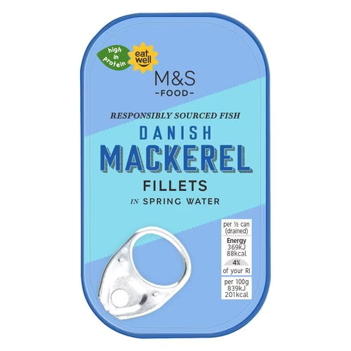 M&S Danish Mackerel Fillets in Spring Water