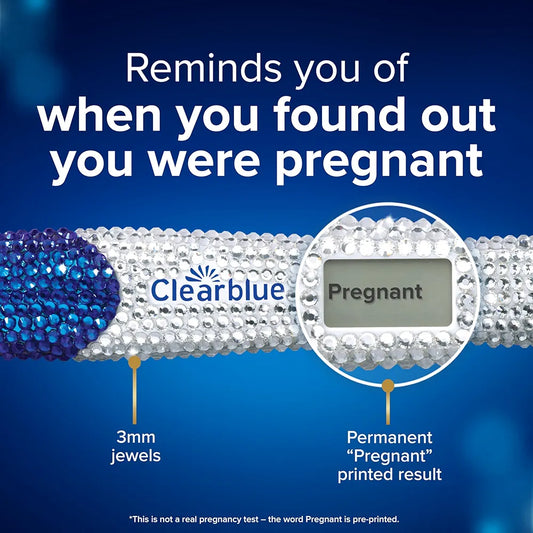 Clearblue Bedazzled Pregnancy Announcement Keepsake Stick 1ct