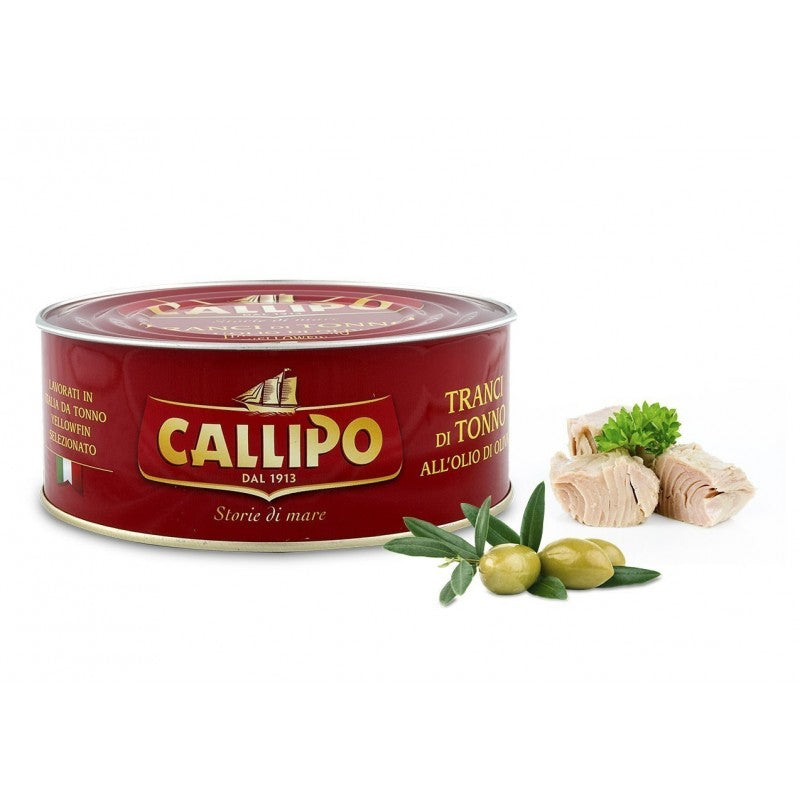 CALLIPO TUNA WITH OLIVE OIL IN BOX 80g