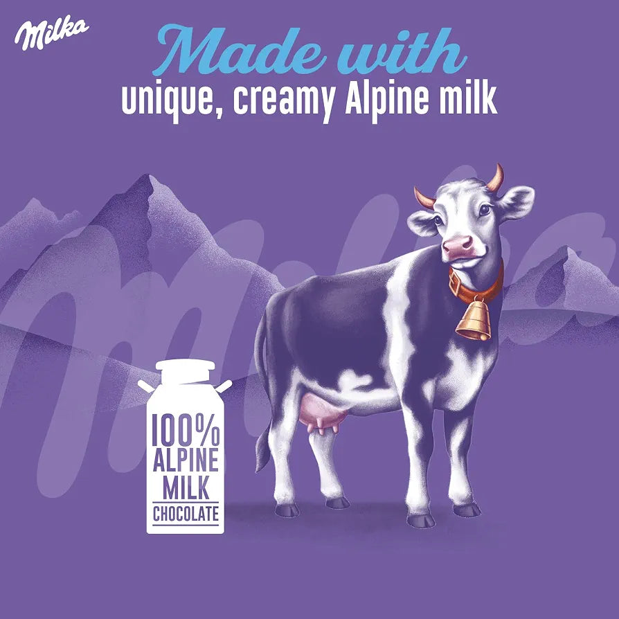 Milka Mmmax Whole Hazelnuts, Alpine Milk Chocolate with Whole Hazelnuts, 250g