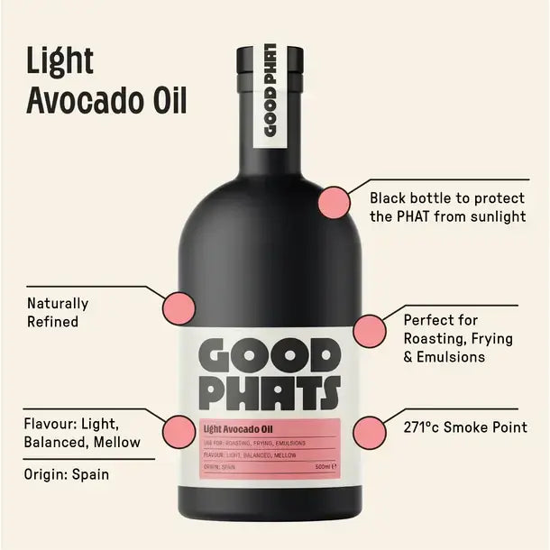 Good Phats Spanish Light Avocado Oil 500ml