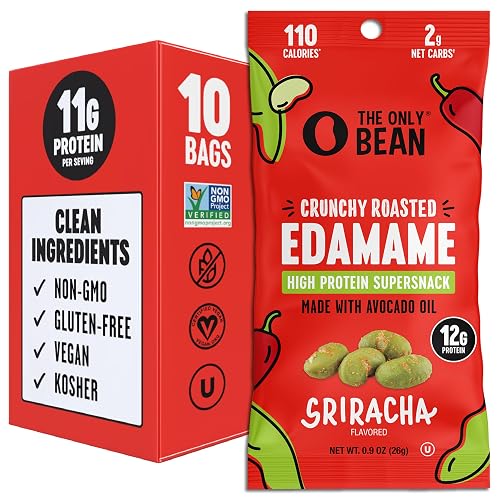 The Only Bean Crunchy Roasted Edamame Snacks Pack