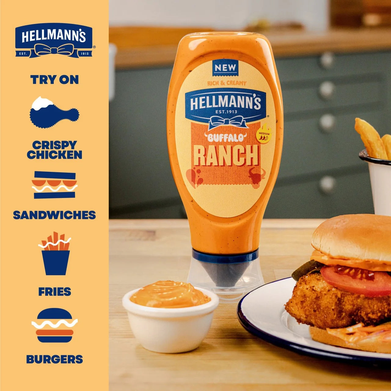 Hellmann's Buffalo Ranch430ml