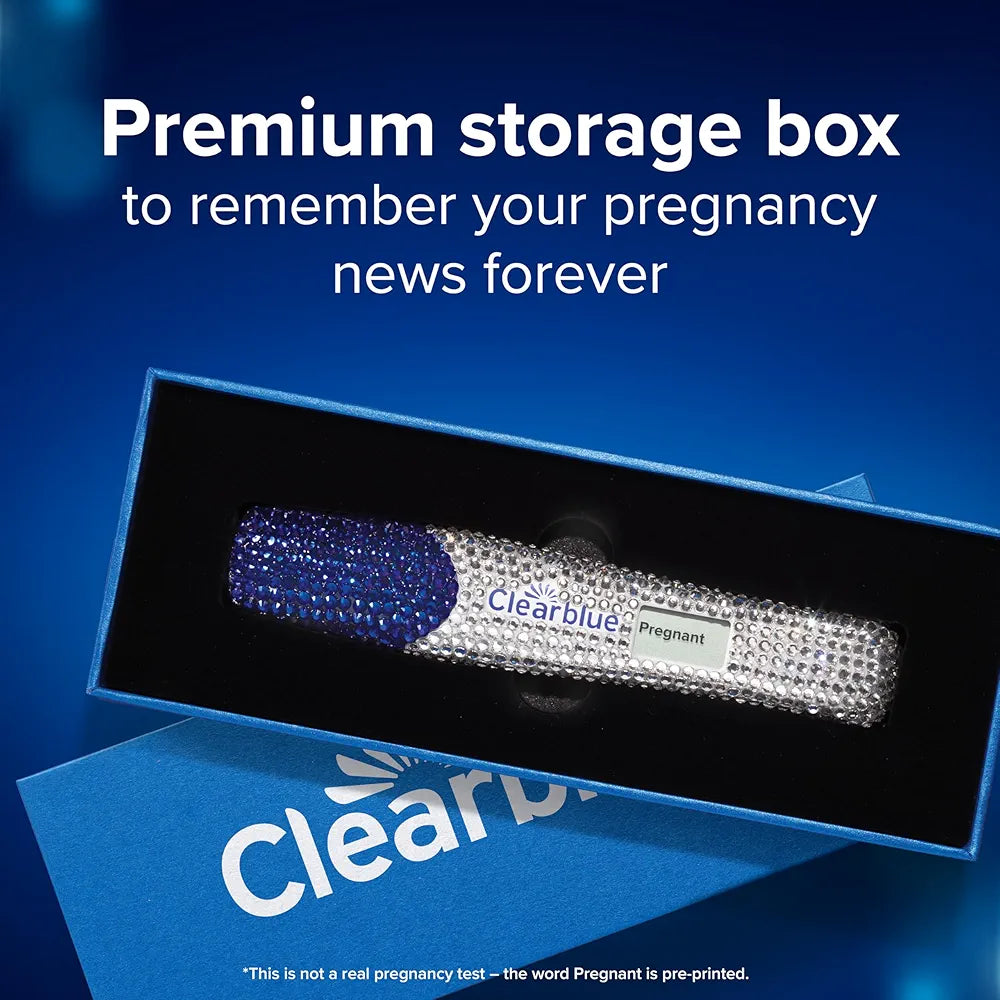 Clearblue Bedazzled Pregnancy Announcement Keepsake Stick 1ct