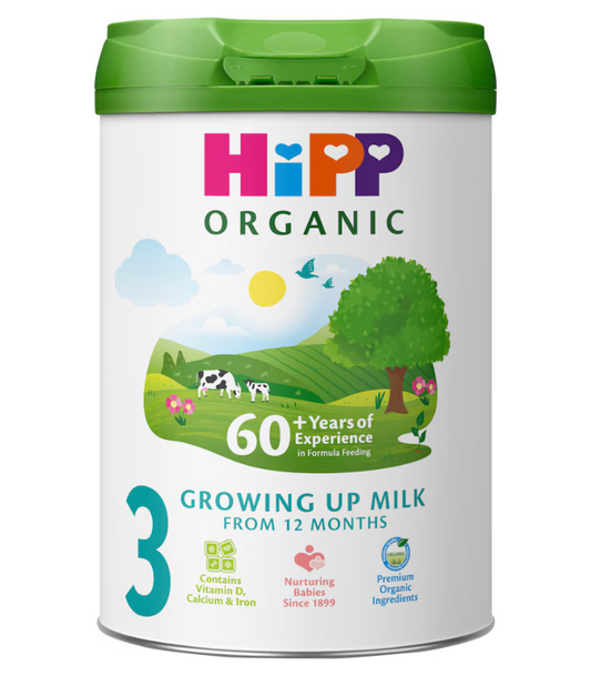 HiPP Organic 3 Growing up Baby Milk Powder Formula From 12 Months 600g