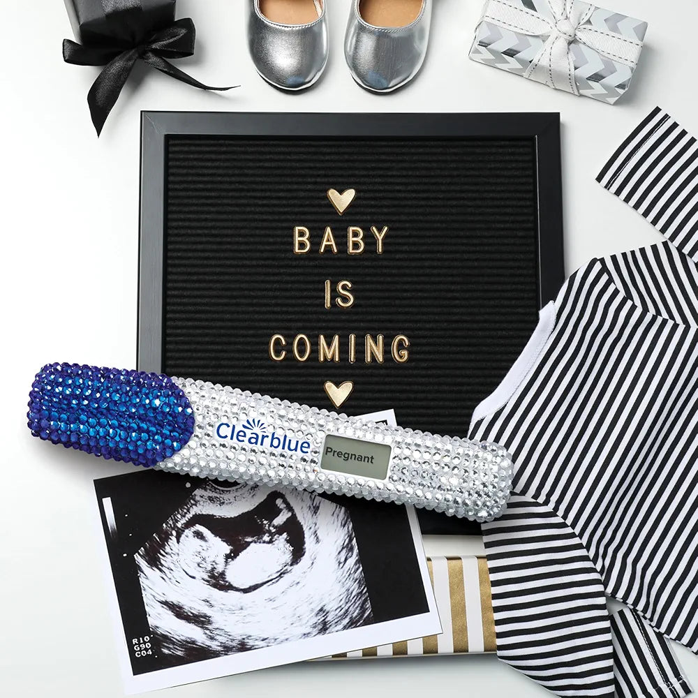 Clearblue Bedazzled Pregnancy Announcement Keepsake Stick 1ct