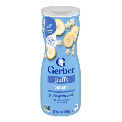 Gerber Grain & Grow Banana Puffs (8m+) 42g