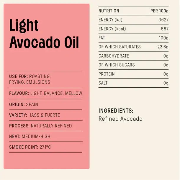 Good Phats Spanish Light Avocado Oil 500ml