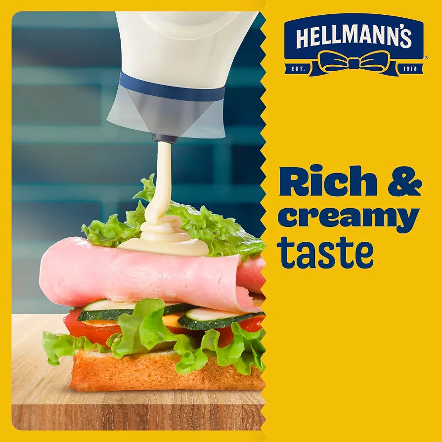 Hellmann's Real Mayonnaise Condiment 100% free range eggs 580ml