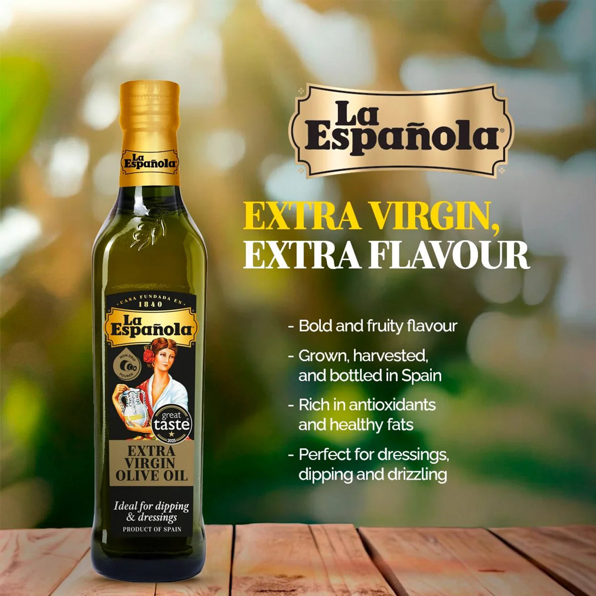 La Espanola Extra Virgin Olive Oil 1L