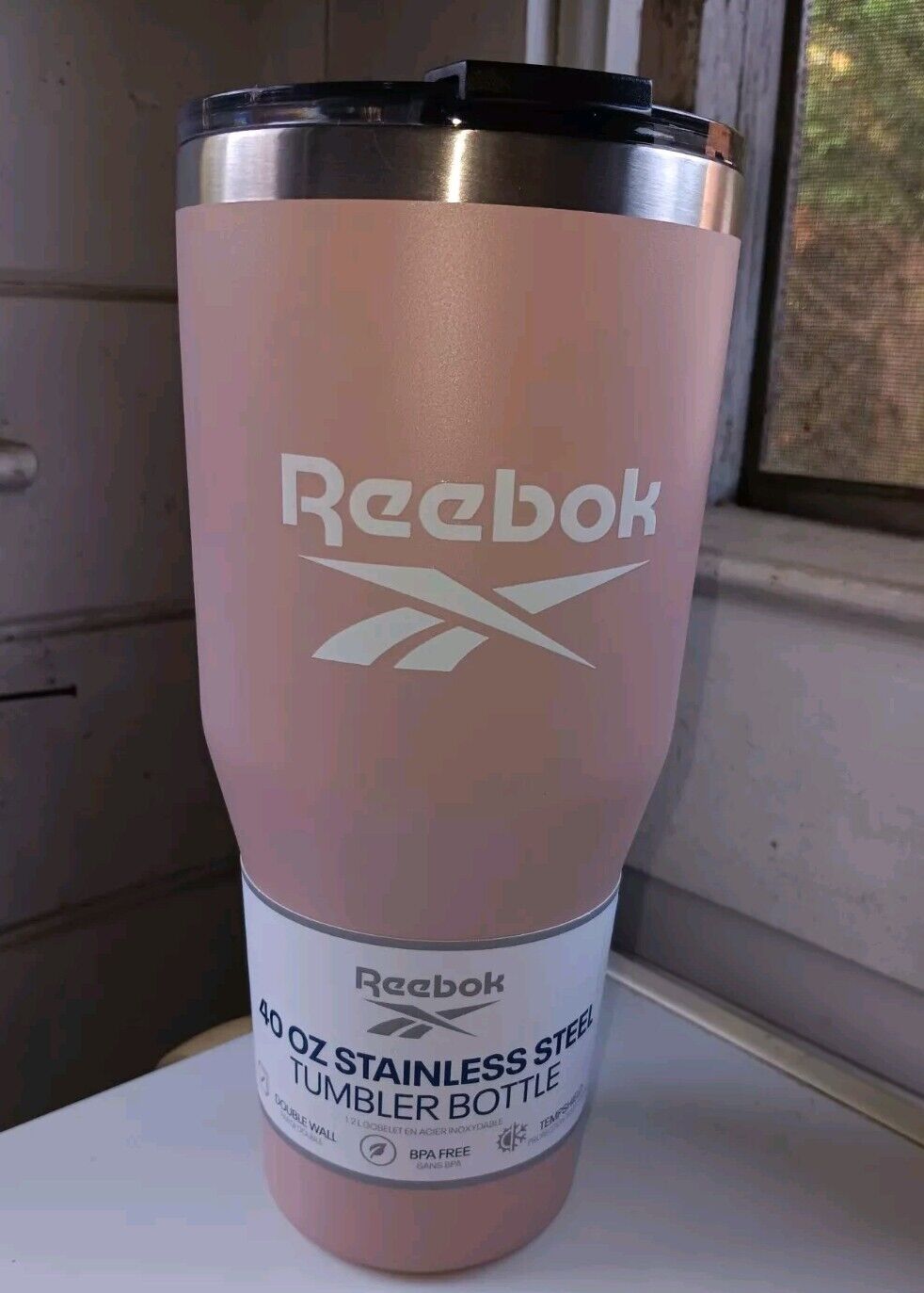 Reebok Stainless Steel Tumbler Bottle 40oz