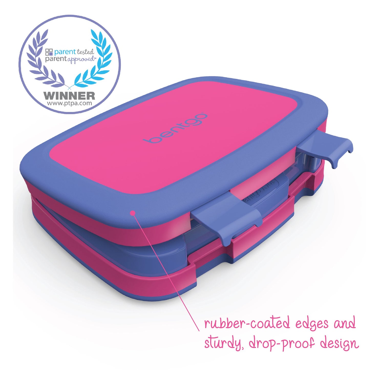 Bentgo Kids Brights Leak Proof, 5-Compartment Bento Style Kids Lunch Box,for Ages 3 to 7