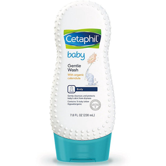 cetaphil baby gentle wash with organic calendula, 7.8 oz