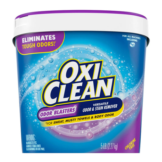 OxiClean Odor Blasters Odor & Stain Remover Powder, Laundry Odor Eliminator, 5 Lbs