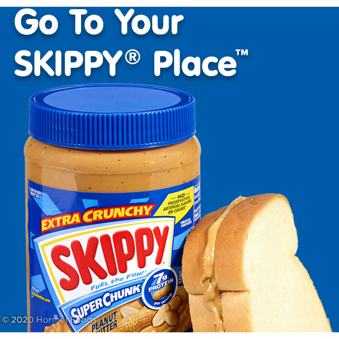 SKIPPY SUPER CHUNK Peanut Butter 40 oz