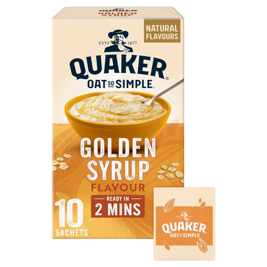Quaker Oat So Simple Golden Syrup Porridge 36g x 10 per pack