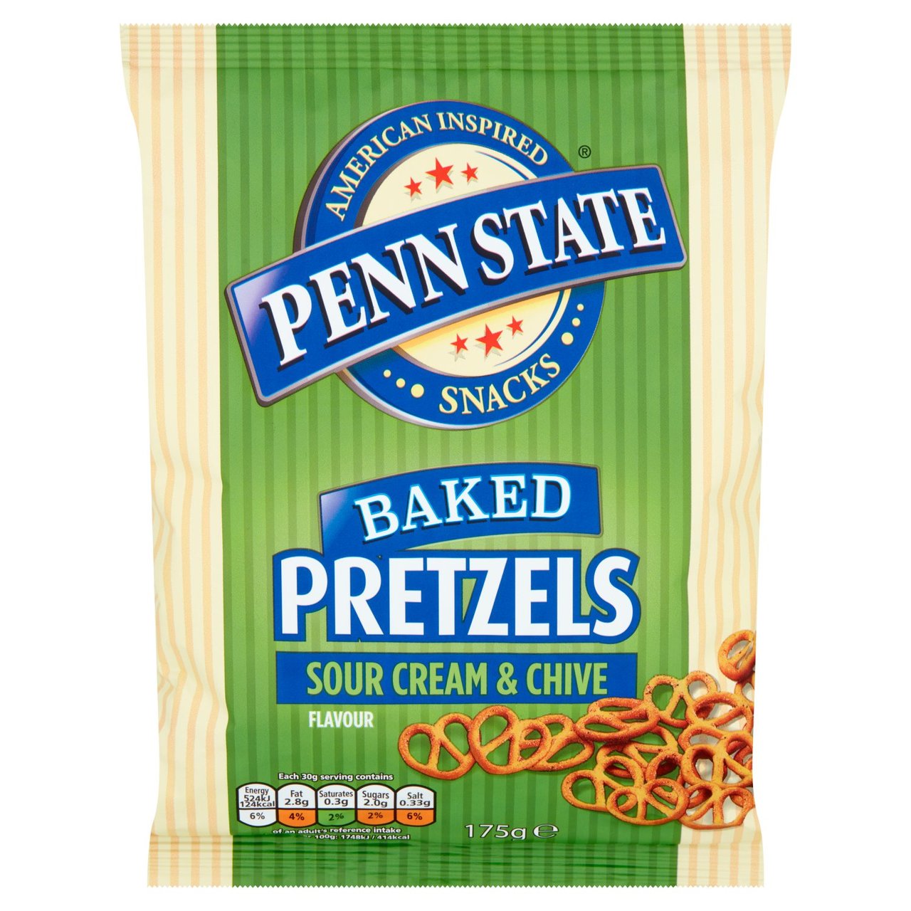 Penn State Sour Cream & Chive Sharing Pretzels 175g
