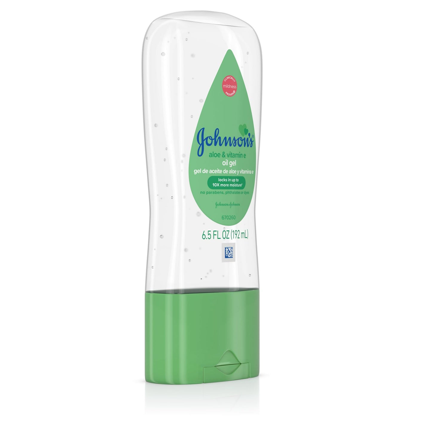 Johnson's Baby Oil Body Gel W/ Aloe Vera & Vitamin E Hypoallergenic, 6.5oz