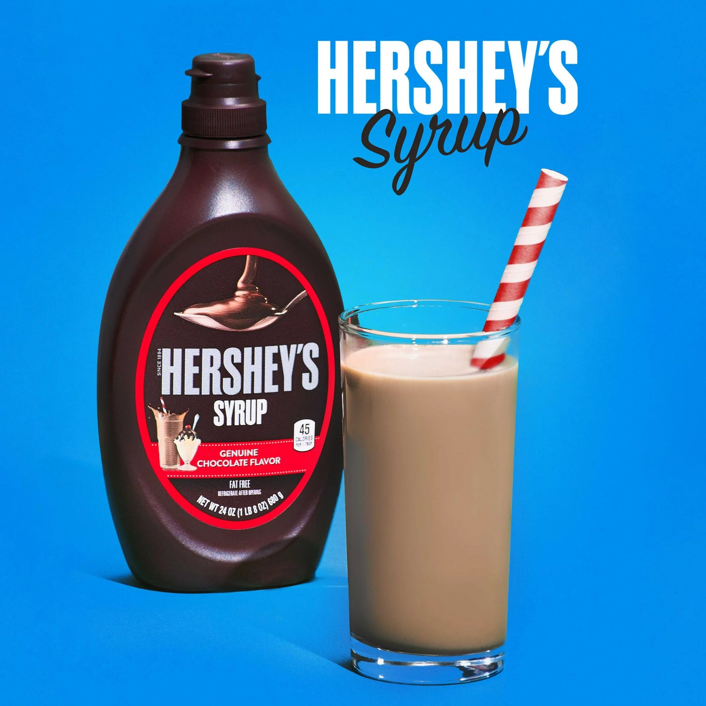 HERSHEY'S, Chocolate Syrup, Baking Supplies, 24 oz, Bottle