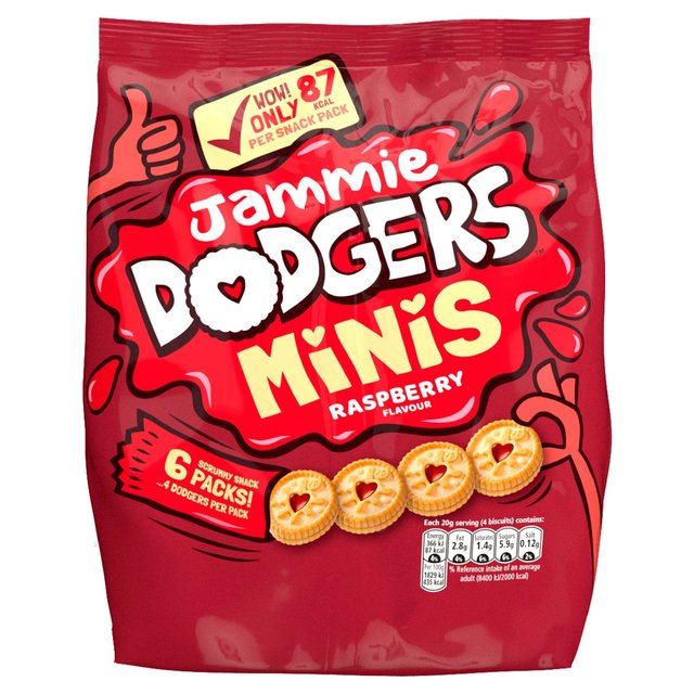 Jammie Dodgers Minis 6 x 20g