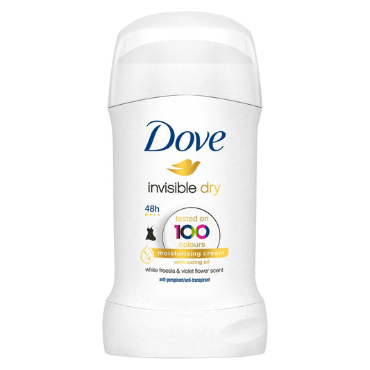 Dove Invisible Dry 48 hours Deodorant Stick for Moisturizing Protection 40ml