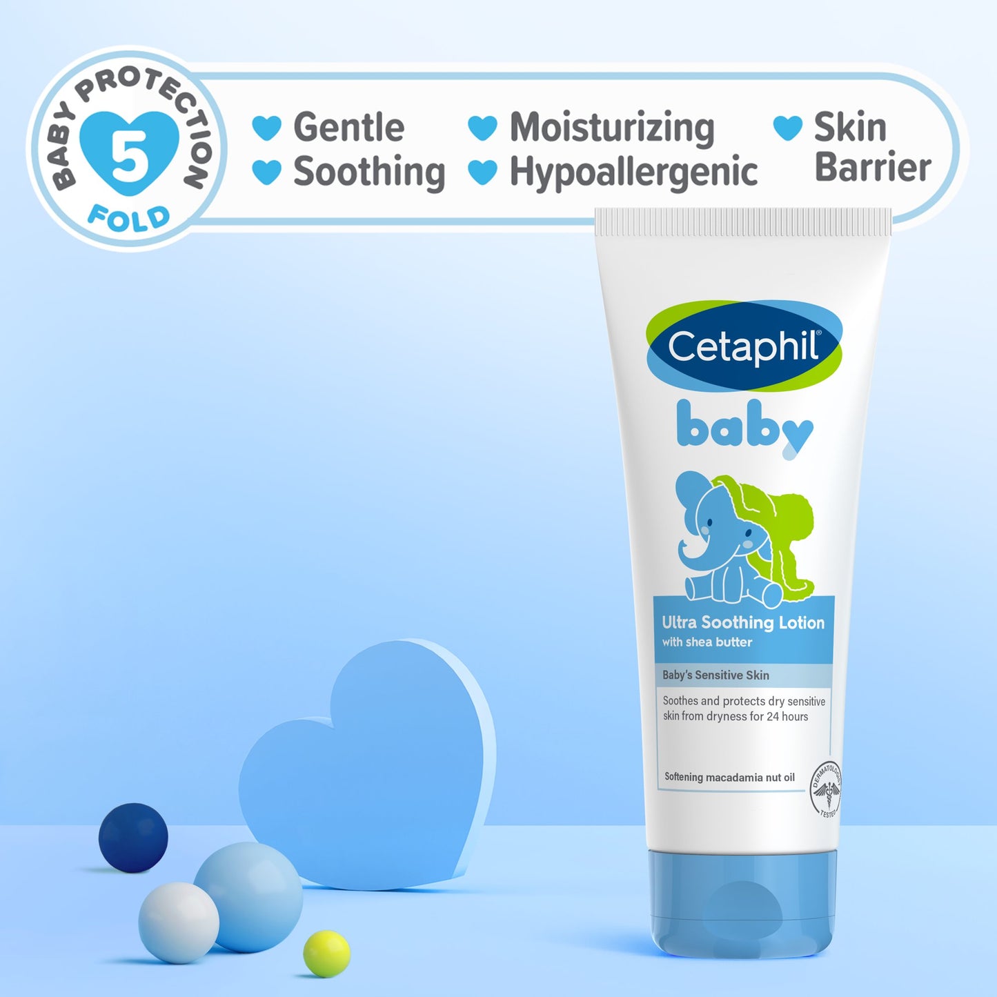 Cetaphil Baby Ultra Soothing Lotion with Shea Butter, 8 oz