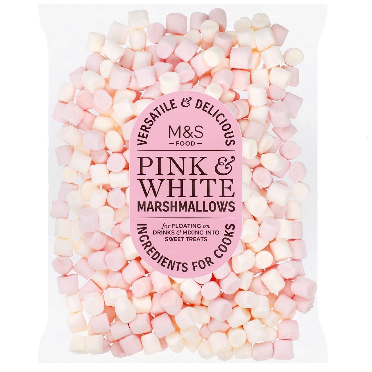 M&S Pink and White Mini Marshmallows 125g