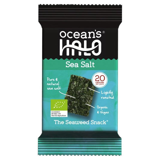 Ocean's Halo Sea Salt Seaweed Snack 4g