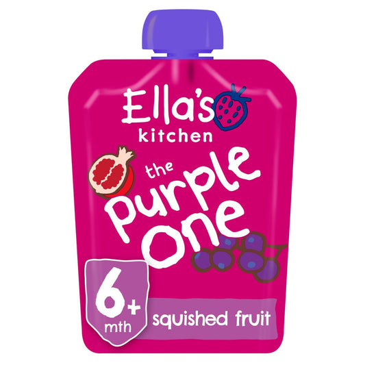 Ella's Kitchen Organic Smoothie Fruits The Purple One Single 90g