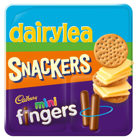Dairylea Snackers Cheese & Crackers with Mini Cadbury Fingers 67g