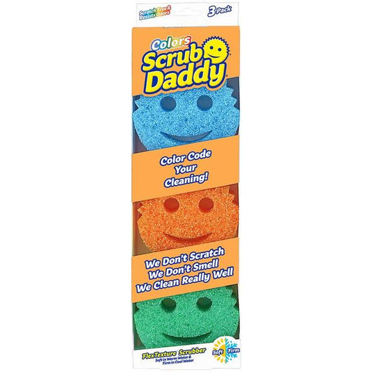Scrub Daddy Colors 3 per pack