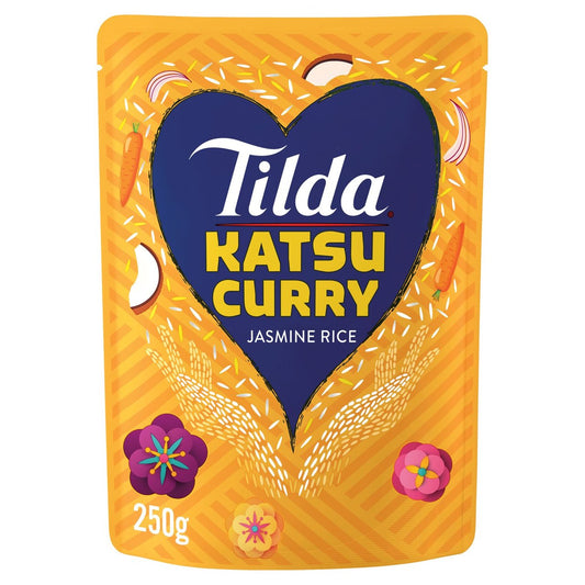 Tilda Microwave Katsu Curry Jasmine Rice 250g