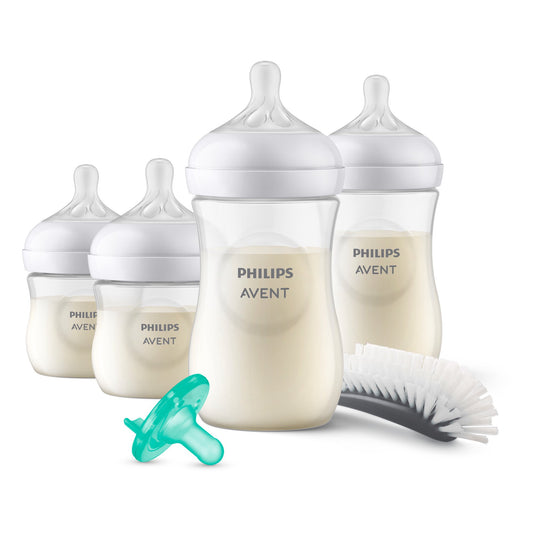 Philips Avent Natural Baby Bottle with Natural Response Nipple Newborn Gift Set