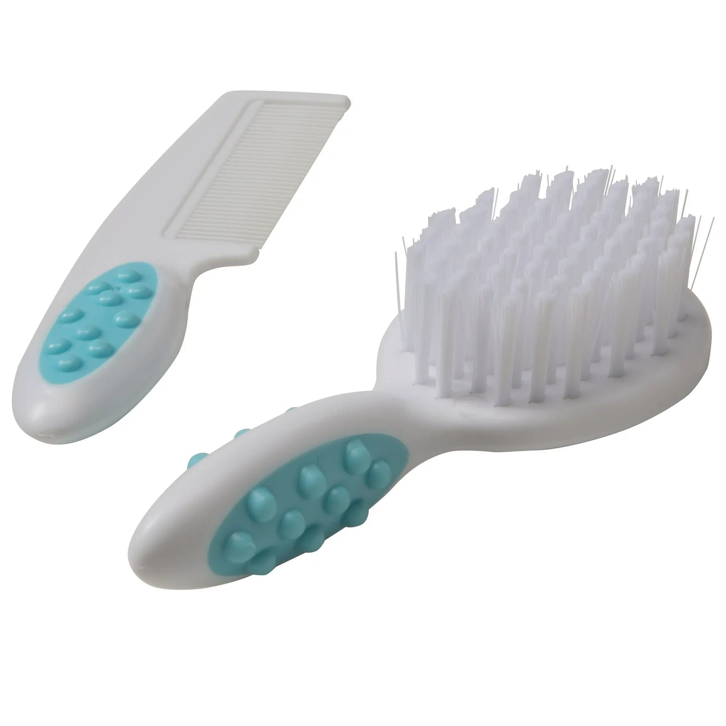 Safety 1ˢᵗ Soft Grip Brush & Comb, Artic Blue