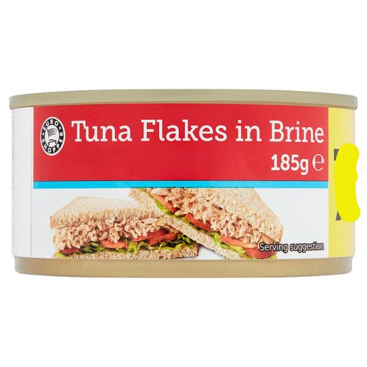 Euro Shopper tuna flakes in brine 185g