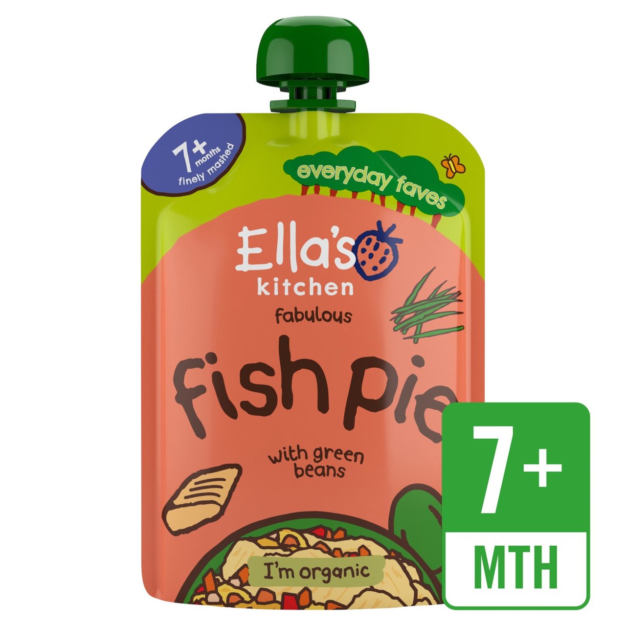 Ella's Kitchen Organic Fish Pie with Parsley Pouch, 7 mths+ 130g